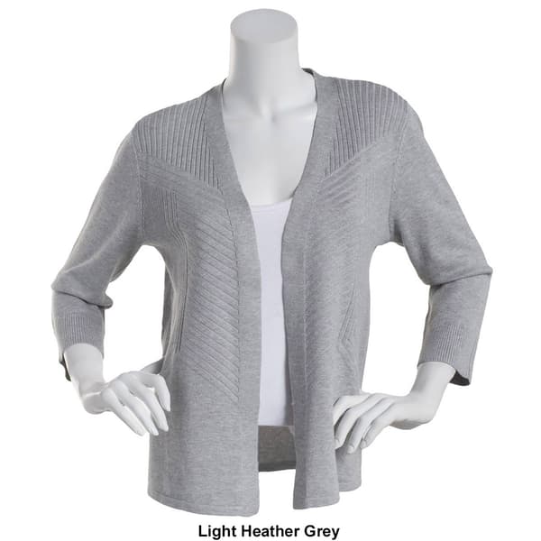 Womens 89th &amp; Madison 3/4 Sleeve Mid Straight Hem Shrugs