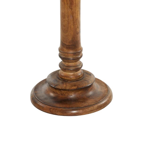 9th & Pike® Brown Wood Traditional Accent Table