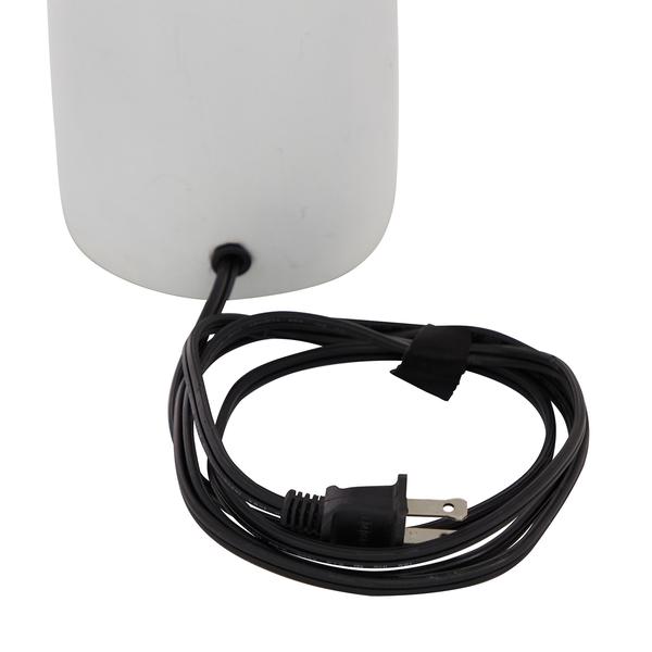 9th & Pike® White Metal Traditional Table Lamp