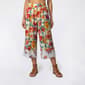 Womens Nicole Miller Pull On Vintage Floral Wide Leg Pants - image 1