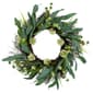 Northlight Seasonal Artificial Olive Leaf & Floral Spring Wreath - image 1