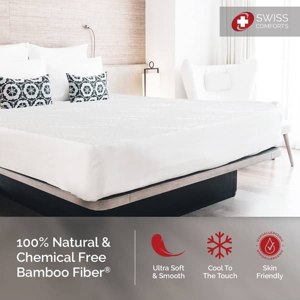 Swiss Comforts Bamboo Mattress Protector