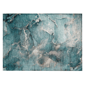 HomeRoots Teal Abstract Washable Non Skid Indoor Outdoor Accent - image 2