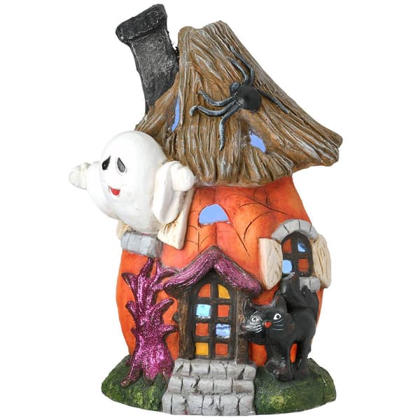 National Tree 18in. Pumpkin LED Haunted House - image 
