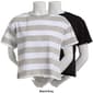 Juniors Urban Rebel 2pk. Jersey Boxy Tee Tops - image 3