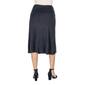 Womens 24/7 Comfort Apparel A-Line Knee Length Skirt - image 2