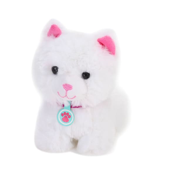 Sophia's® 10pc. White Kitten &amp; Carrier Set - Pink