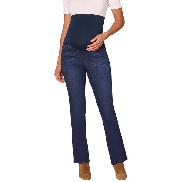 Womens Democracy "Ab"solution® Indigo Maternity Itty Bitty Jeans