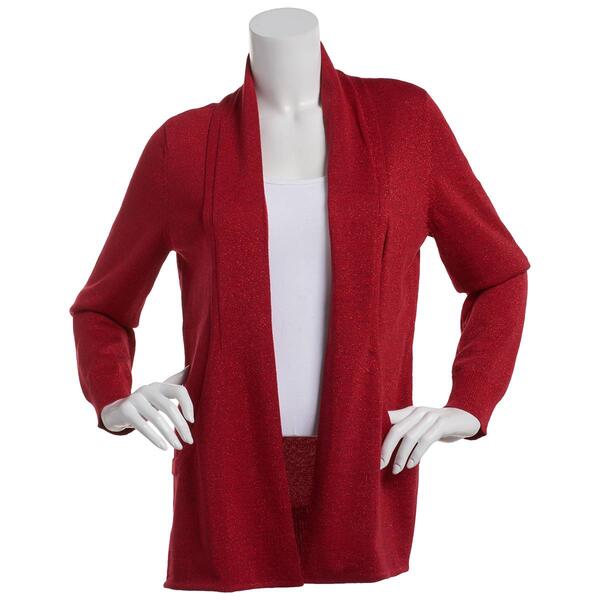 Womens Verve ami Long Sleeve Shimmer J Pocket Cardigan - image 
