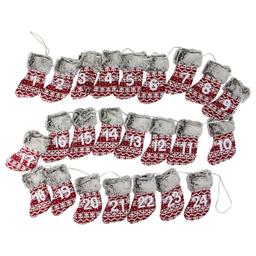 Northlight Countdown to Christmas Stocking Garland