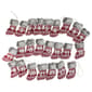 Northlight Countdown to Christmas Stocking Garland - image 1