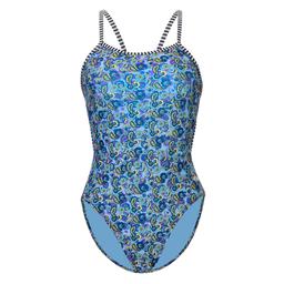 Womens Dolfin(R) Uglies String Back Wallflower One Piece Swimsuit
