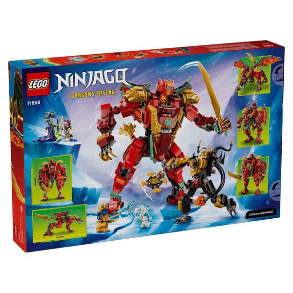 LEGO® Ninjago® Wyldfyre''s Transforming Dragon Mech Building Kit