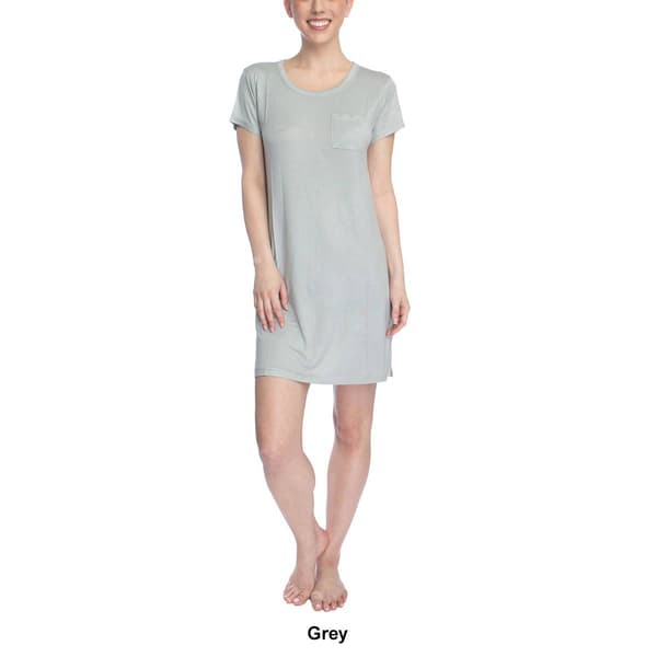 Womens Cool Girl Key Biscayne Solid Nightshirt