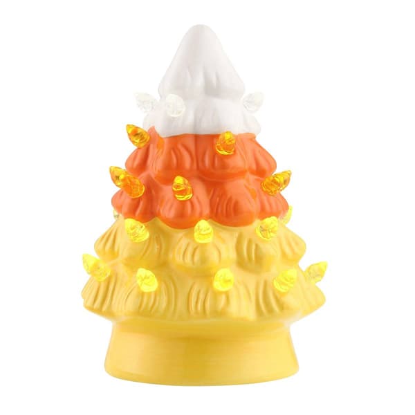 Mr. Halloween 5in. Candy Corn LED Tree