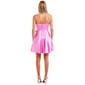 Juniors Emerald Sundae Eiffel Satin Skater Dress - image 4