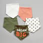 Baby Boy Baby Gear 5pk. Dream Big Bandana Bibs - image 1