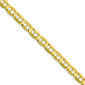 Mens Gold Classics&#8482; 10kt. 4.5mm Concave Anchor Necklace - image 2