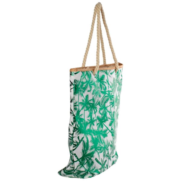 Renshun Metallic Palm Beach Tote