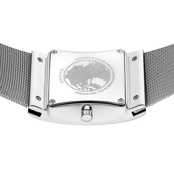Mens BERING Solar Polished Silver Watch - 16433-002