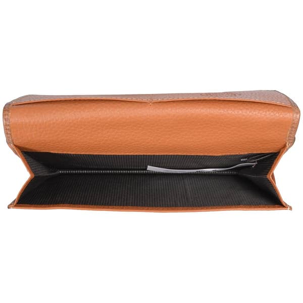 Womens Roots 73 Leather RFID Wallet with a Strap