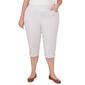 Plus Size Alfred Dunner Garden Party Clamdigger Stripe Capris - image 1