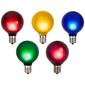 Northlight Seasonal 10ct. Multicolor G50 Globe Replacement Bulbs - image 3