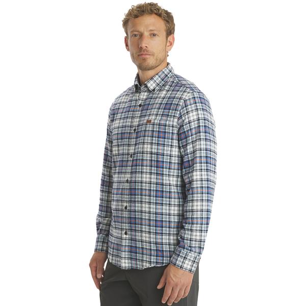 Mens LANDS’ END® Campside Flannel Shirt - Riverside
