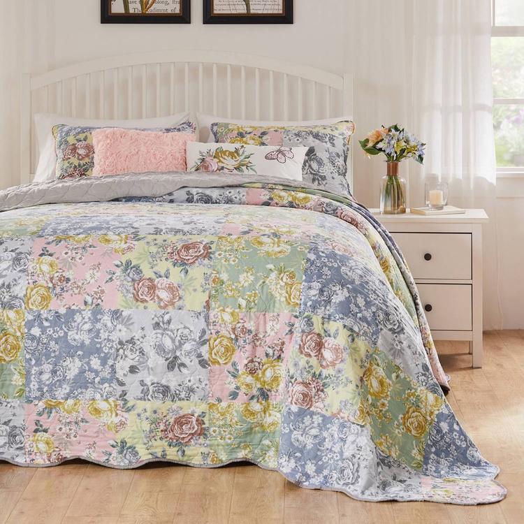 Greenland Home Fashions™ Emma Vintage Reversible Bedspread Set