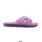 Womens Isotoner&#174; Microterry X-Slide Slippers w/Satin - image 2