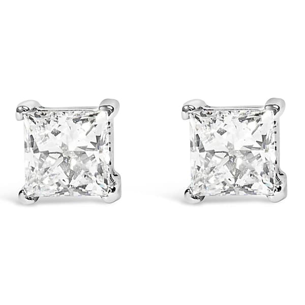 Haus of Brilliance 3/4ctw. Lab Grown Diamond Square Stud Earrings