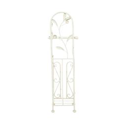 9th & Pike® Cream Iron Traditional Toilet Paper Towel Holder