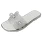 Womens Ashley Blue Daisy Shine Jelly Slide Sandals - image 1