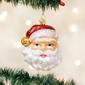 Old World Christmas Jingle Bell Santa Glass Ornament - image 1