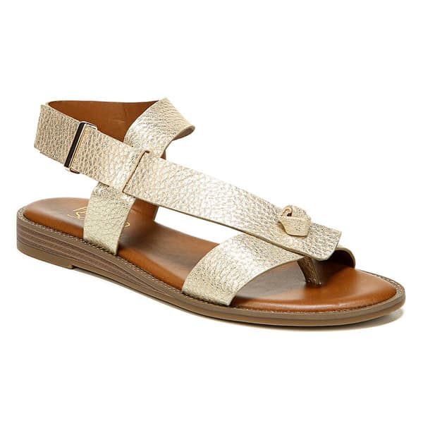 Womens Franco Sarto L-Glenni Gold Metallic Slingback Sandals - image 