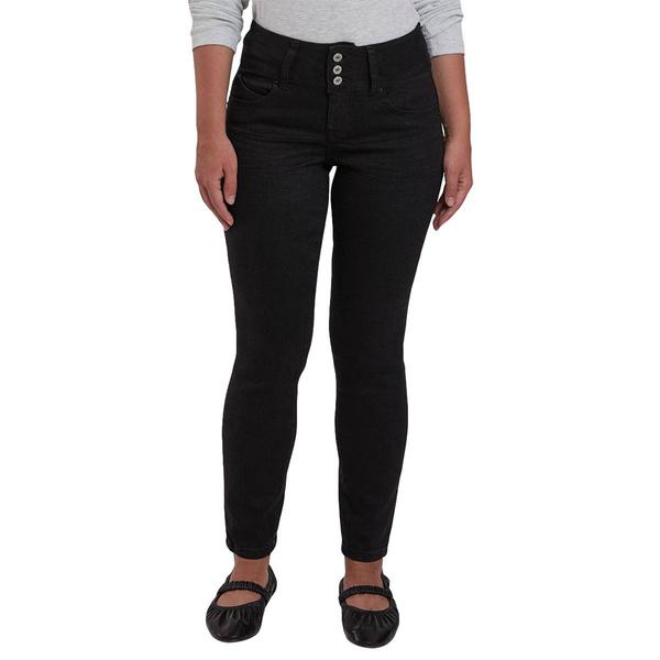 Petite Royalty Wanna Betta Butt 3 Button Skinny Repreve Jeans - image 