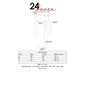 Womens 24/7 Comfort Apparel Floral A-Line Halter Dress - image 4