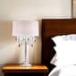 HomeRoots 29in. Chandelier Faux Crystal Table Lamp - image 3