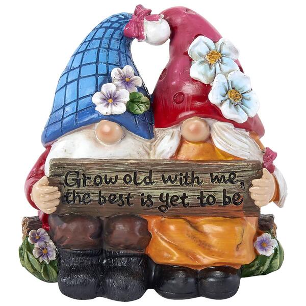 Gnome Couple Grow Old with Me the Best Is Yet to Be Sign - image 