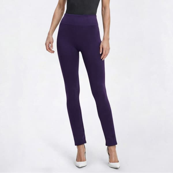 Womens Runway Ready Fleece Lined High Waist Solid Leggings