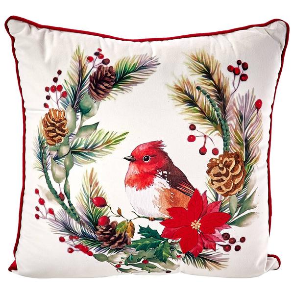 Nourison Nesting Wreath Decorative Pillow - 18x18 - image 
