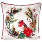 Nourison Nesting Wreath Decorative Pillow - 18x18 - image 1