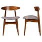 Baxton Studio Flora Mid-Century Set of 2 Dining Chairs - image 3