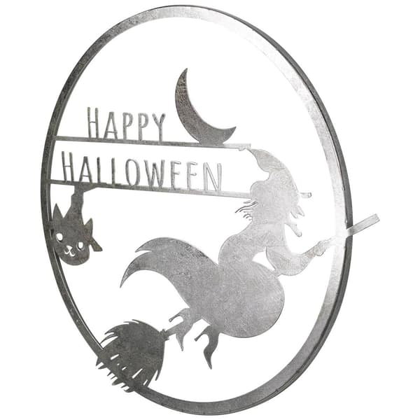 Northlight Seasonal 17in. Flying Witch Happy Halloween Wall Sign
