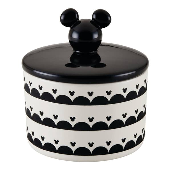 Disney Home Monochrome 3.5 Cup Medium Ceramic Canister - image 