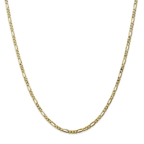 Gold Classics&#40;tm&#41; 10kt. 2.75mm 30in. Flat Figaro Chain - image 