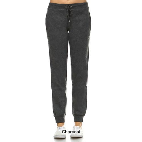 Womens White Mark Amazingly Soft Joggers