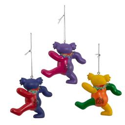 Kurt S. Adler Grateful Dead™ 3pc. Bear Ornament Set