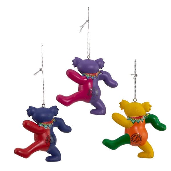 Kurt S. Adler Grateful Dead&#8482; 3pc. Bear Ornament Set