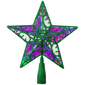 Northlight LED Green Star Glittered Christmas Tree Topper - image 2